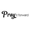 Pray It Forward wall quotes vinyl lettering wall decal home decor religious faith christian bible god jesus church