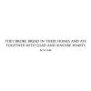 they broke bread in their homes and ate together with glad and sincere hearts Acts 2:46 wall quotes vinyl lettering wall decal home decor vinyl stencil religious faith kitchen christian church