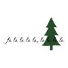 fa la la la la, la la la la wall quotes vinyl lettering wall decal home decor deck the halls christmas tree xmas holiday seasonal song lyrics