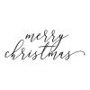 Merry Christmas wall quotes vinyl lettering wall decal home decor vinyl lettering holiday seasonal 