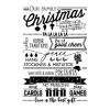 Our Family Christmas Deck the Halls Fa la la la la Honor Traditions Be of good cheery Peace ho! Ho! Ho! Hang stockings & mistletoe leave mild & cookies for santa believe sing carols no peeking play games love is the best gift wall quotes vinyl lettering 