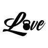 Love [kettlebell for "o"] wall quotes vinyl lettering wall decal home decor sport workout work out gym crossfit weight weightlifting 