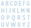 blue all Small Stars Textstyles™ Canvas Letter Decals