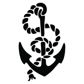 Rope & Anchor Tattered Wall Quotes™ Wall art Decal | WallQuotes.com