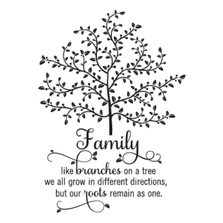 Download Family Tree Wall Quotes™ Decal | WallQuotes.com