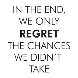 the chances we didnt take wall quotes decal wallquotescom