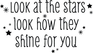 Look At The Stars Wall Quotes Decal Wallquotes Com
