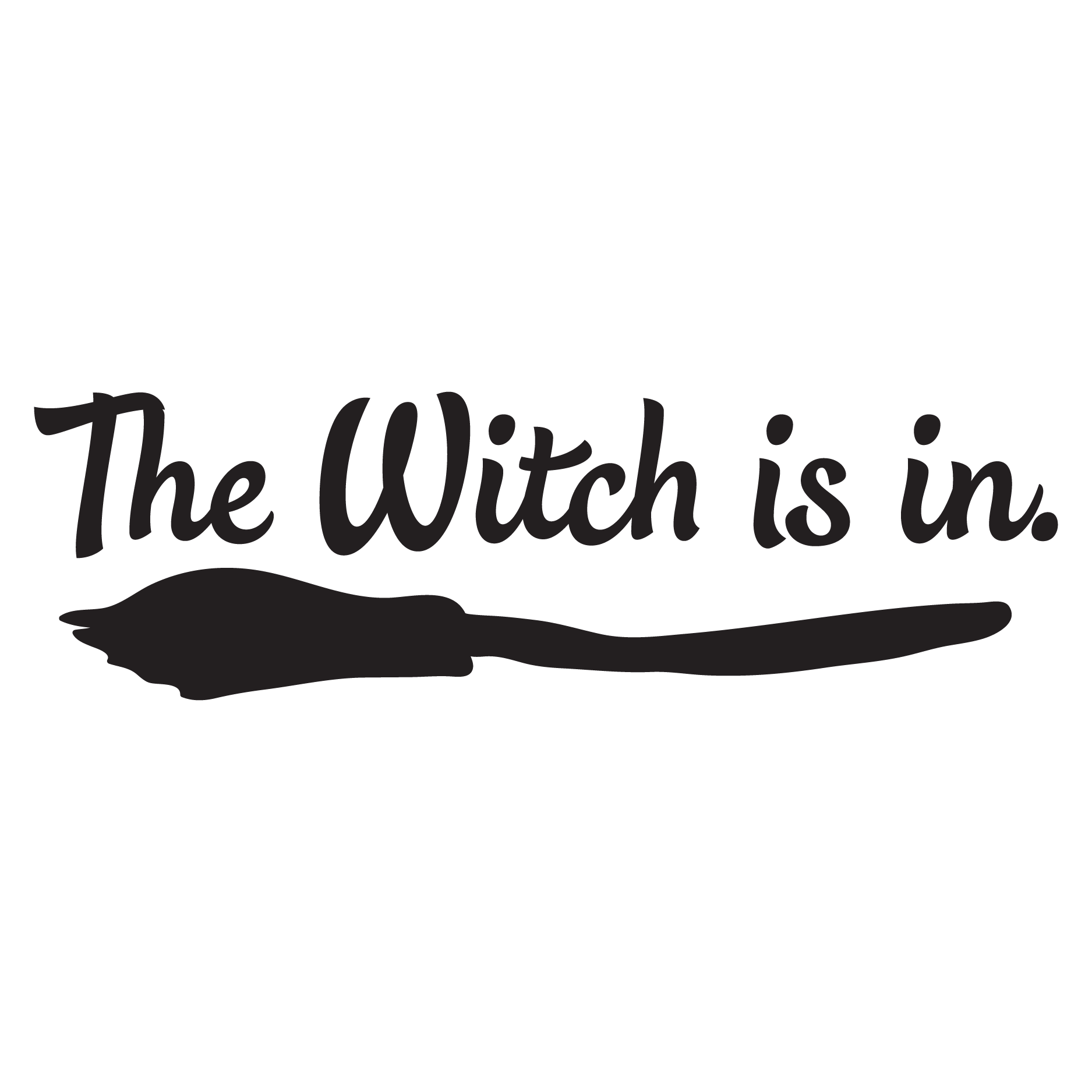 The Witch Is In Wall Quotes™ Decal  WallQuotes.com