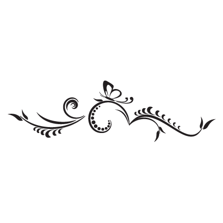 Tattoo schnörkel linien