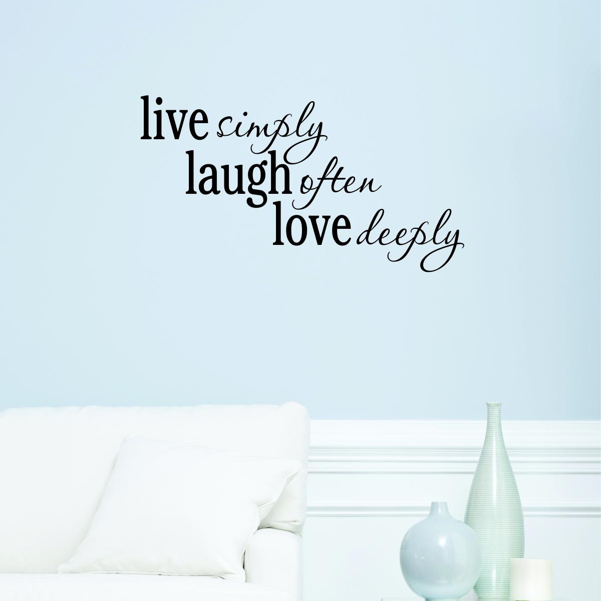 Live Laugh Love Passions Wall Quotes™ Decal | WallQuotes.com