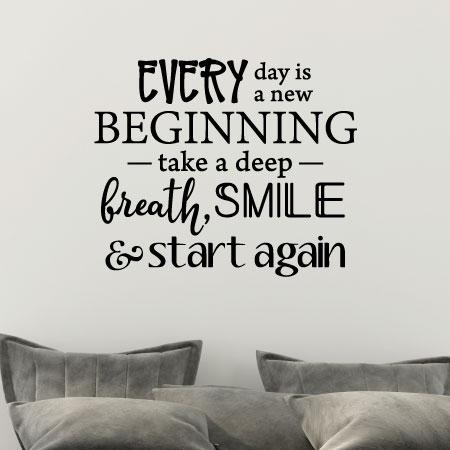 A new beginning for