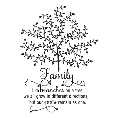 family tree wall quotes decal wallquotes com white family tree