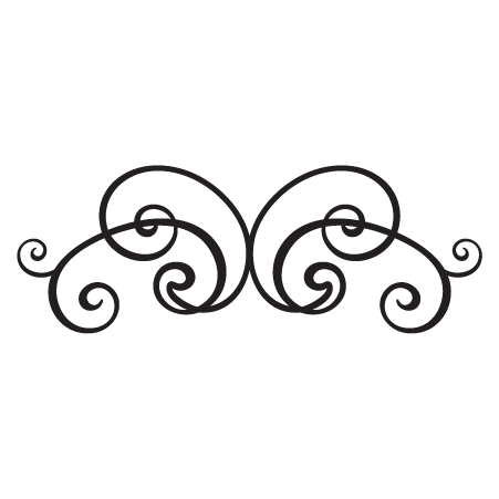 Whitney Scroll Headboard Wall Quotesâ„¢ Wall Art Decal | WallQuotes.com