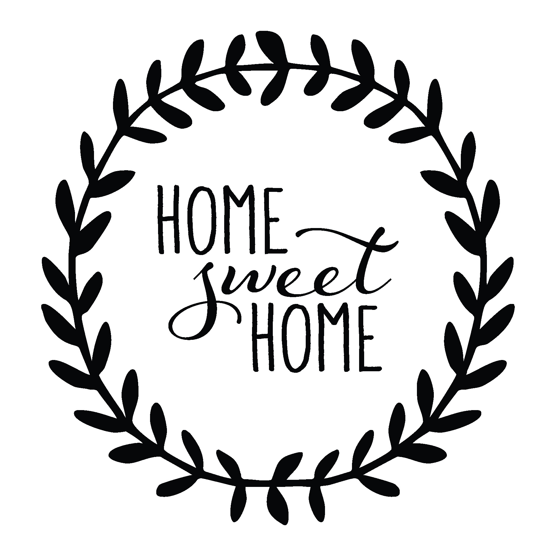 Home Sweet Home Wall Decal