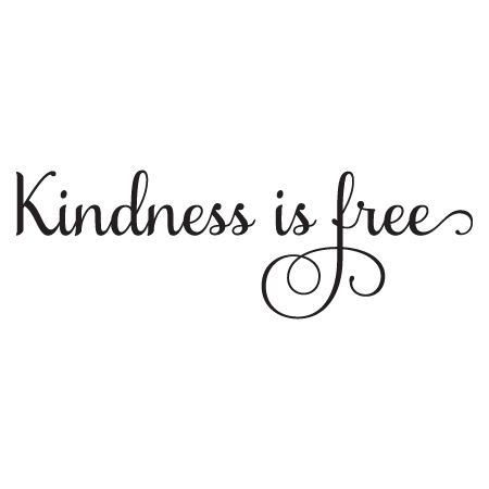 Kindness Is Free Wall Quotes™ Decal | WallQuotes.com