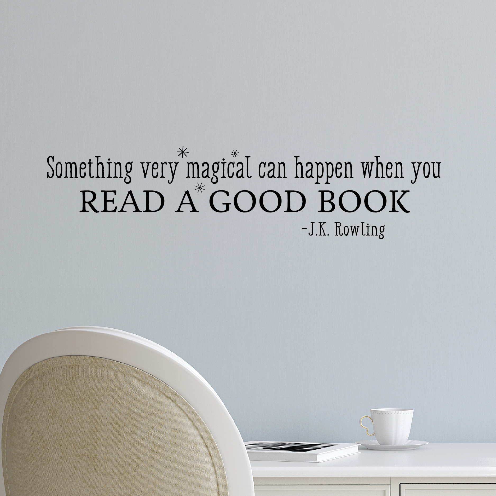 Read A Good Book Wall Quotes™ Decal