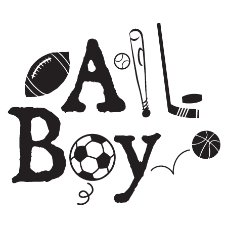 All Boy Sports Wall Quotes™ Decal | WallQuotes.com