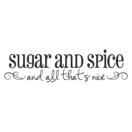 Sugar And Spice Wall Quotes Decal Wallquotes Com