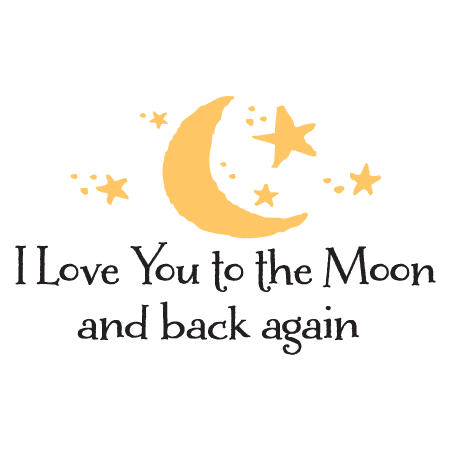 Love You To the Moon Liam Wall Quotes™ Decal  WallQuotes.com