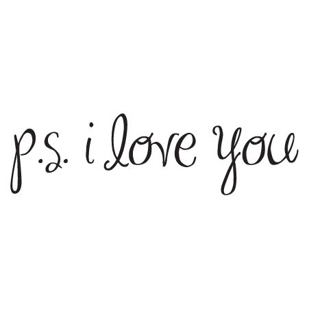 P.S. I Love You Wall Quotes™ Decal | WallQuotes.com