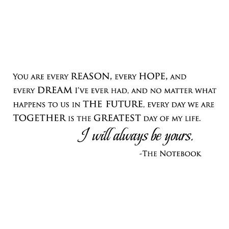 I Will Always Be Yours Wall Quotes™ Decal | WallQuotes.com