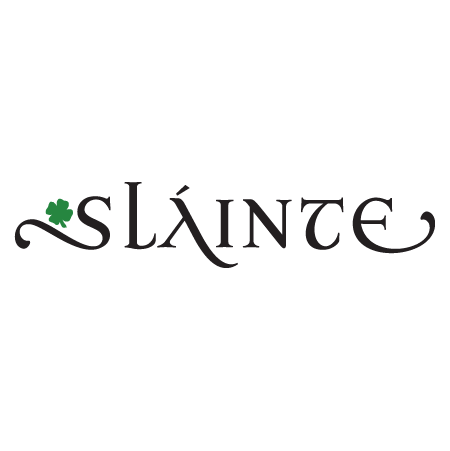 Slainte Four Leaf Clover Wall Quotes™ Decal | WallQuotes.com