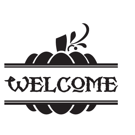 welcome pumpkin wall quotes decal wallquotescom
