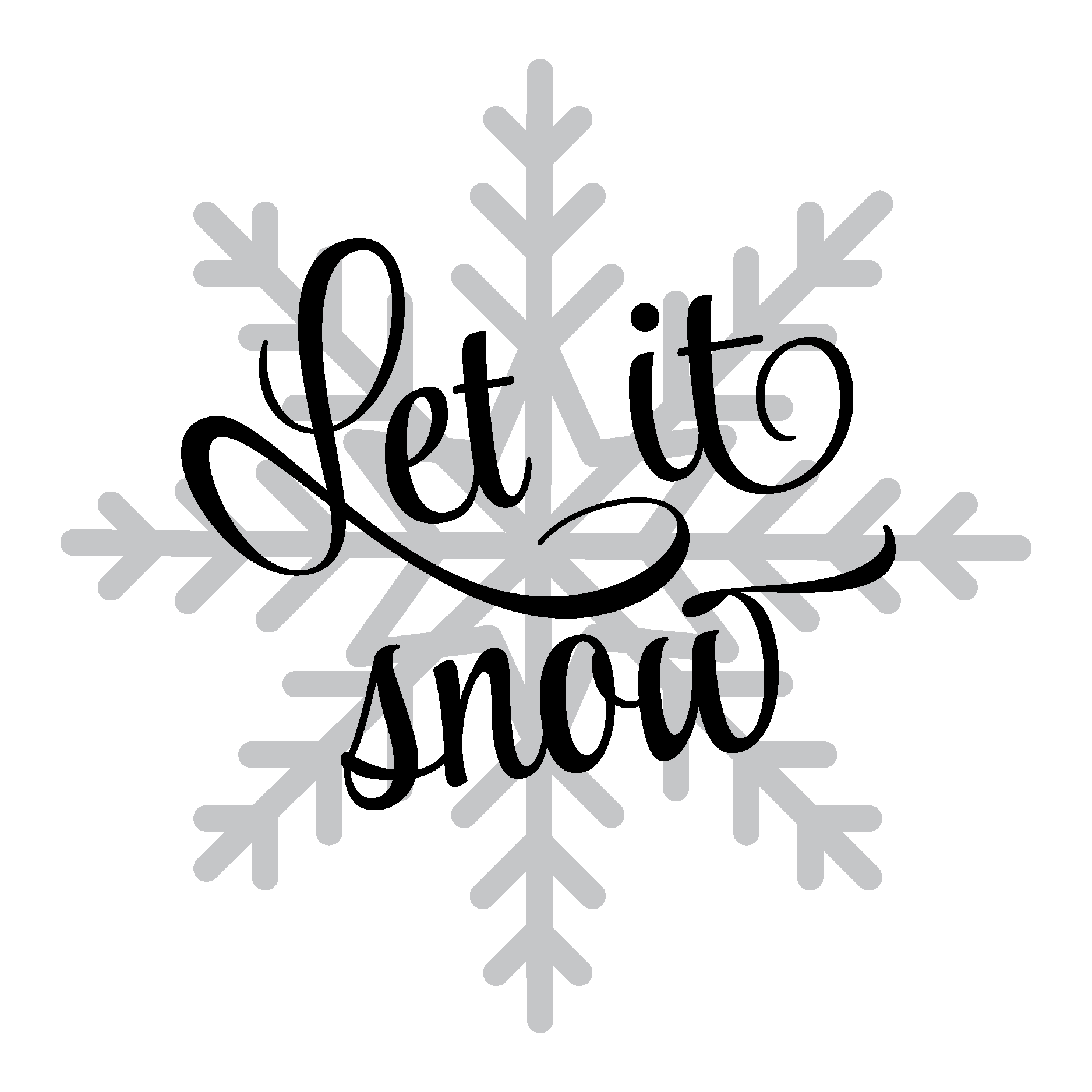 Let It Snow Snowflake Wall Quotes Decal WallQuotes let-it-snow-snowflake-wall-quotes-decal-wallquotes